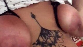 spanking those big nipples hard and deep