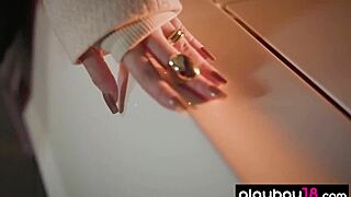 Glamorous All Natural Blonde Muse Polina Reveals Her Perfect Tits And Pussy