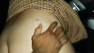 Horny latina prostitute penetrated hard on beach car in public