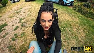 Intense Deep Throat Debt Payment in Debt4k