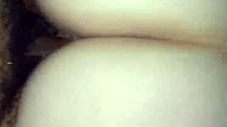 Hey, this pawg is riding that big black cock for a creampie 😏