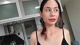 me and my friend get crazy with deepthroat creampie