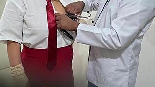 Is the Indian doctor using the student in hospital?