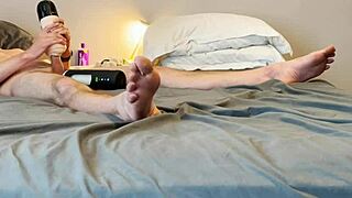 Intense Masturbation With Vibrating Blowjob Toy