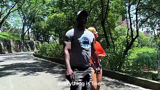 Exhibitionist Couple Takes a Walk