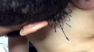 spanking those big nipples hard and deep