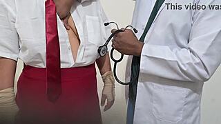 Is the Indian doctor using the student in hospital?