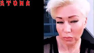 Mature webcam slut AimeeParadise masturbation art 😏