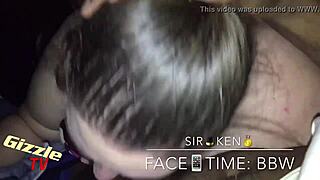 Sloppy bbw blowjob fun