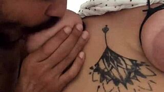 spanking those big nipples hard and deep