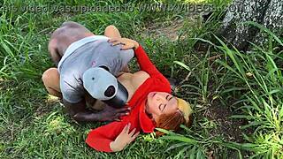 Exhibitionist Couple Takes a Walk