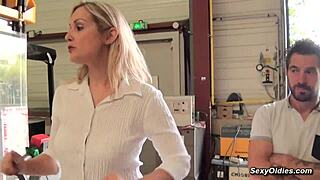 Tall Milf Melany Paris Gets Fucked In The Warehouse By Michael Cheritto
