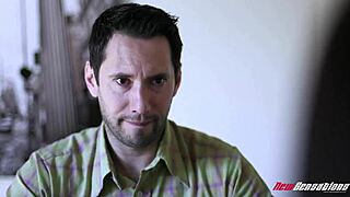 Megan Rain And Marley Brinx Share Step Brother's Hard Cock In Wild Threesome Action