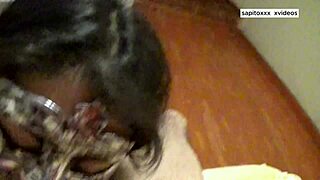 Does my friend love sucking cock? She sure does in the dorm.