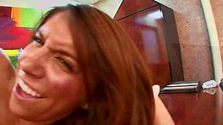 Slutty milf secretary bends over for anal fingering and assfucking with big cock.