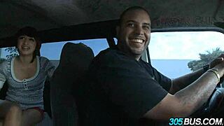 Short Redhead Teen Fucks On Bus!