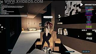 Slut Gets Gangbanged In A Roblox Condo?