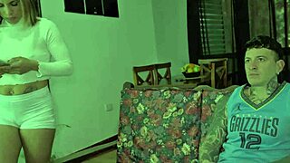 my stepsister grabs my cock when i was playing, then we dive into anal creampie action, it's so rough and quick!