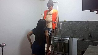 Sex With The Roofer I Watched The New Roofer Doing Maintenance Then Saw He Was Athletic And Muscular I Seduced Him Sucked His Cock Then He Fucked Me Deliciously Standing Up