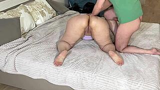 Stepmom Lies On Bed, Stepson Gets Excited!