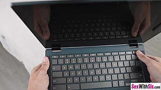 Petite Small Tits Teen Stepsister Ruby Moon Rides Stepbro's Big Hard Cock With Intense Passion