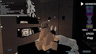 Slut Gets Gangbanged In A Roblox Condo?
