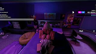 Sesso passionale con fan in storia di desiderio bollente