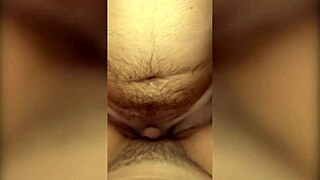 girl in sneakers says, 'watch me get creampied from my pov' while filming