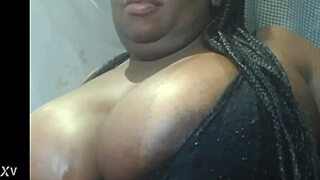 deepthroat and bouncing tits in brazilian ebony scene