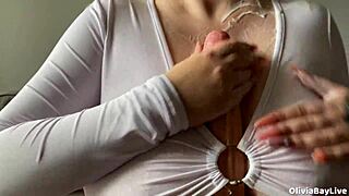 Big natural boobs liked fake sperm party oliviabay 😍