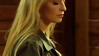 Pale white big natural boobs lesbian slave disciplined firmly