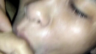 amateur pornstar bends over for creampie doggystyle orgasm