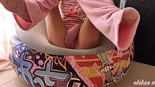 Skinny Teen Enjoys Quiet Solo Time