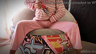 Skinny Teen Enjoys Quiet Solo Time