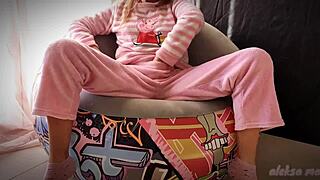 Skinny Teen Enjoys Quiet Solo Time