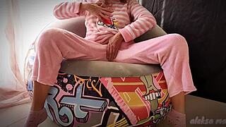 Skinny Teen Enjoys Quiet Solo Time