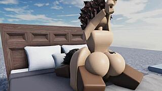 Blacked femboy gets sissy hole used by bbc