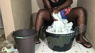 doing weekend laundry as a housewife part 1 😊