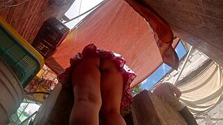 Latina Campesina Recorded Under Skirt By Lazy Brother-In-Law!