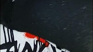 Sexy young 18+ lady sucks a big dick and takes massive facial