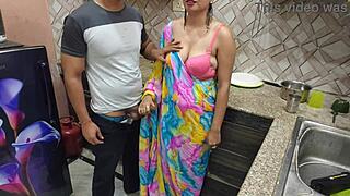 indian desi bhabhi fucked hard by her devar in kitchen first time.