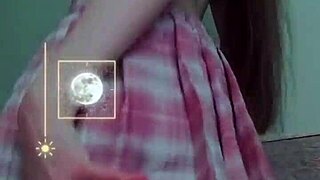 tiktok compilation of cute brunette girl dancing in miniskirt dress stockings leggings thong