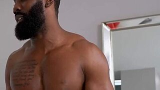 Hot Cousin Massages Stepbro's Big Black Dick