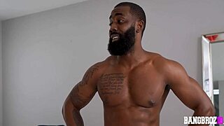 Hot Cousin Massages Stepbro's Big Black Dick