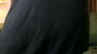 Hazel Ash looks amazing in her little lace teddy during photoshoot