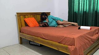 she has to masturbate since her husband is too tired from work to fuck her