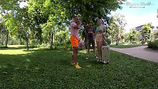 Busty Amuse De Bauche In Detailed Threesome Sex Scene