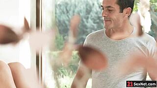 my gf makes me lick her feet before fucking her