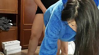 I caught neighbors in lesbian threesome and joined them 😏