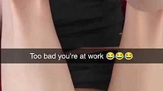 Richelle Rose, the cheating neighbor, gets fucked on Snapchat while her husband is at work